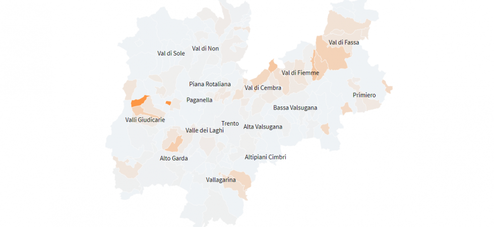 Coronavirus, da Borgo Valsugana a Lavis ecco i centri più grandi Covid-free